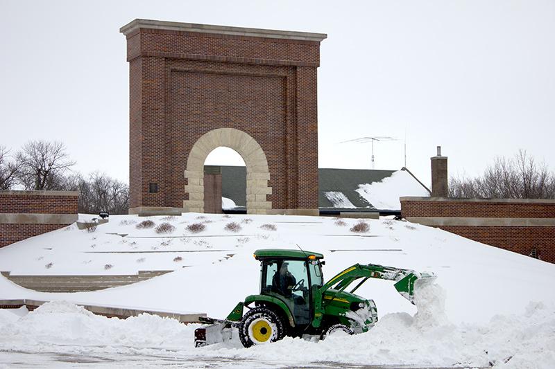 Buried: Snow removal on campus is complex