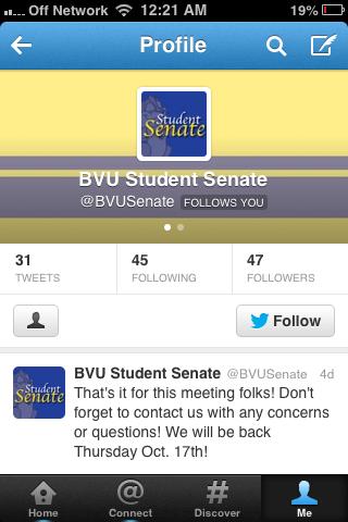 Student Senate to live-tweet meetings