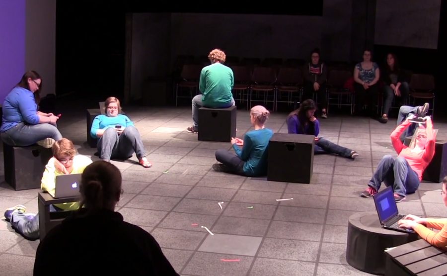 Students present original play, [fuzed and fraid]