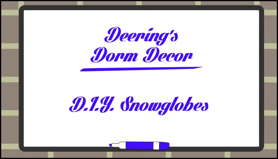 Deerings Dorm Decor: DIY Snowglobes