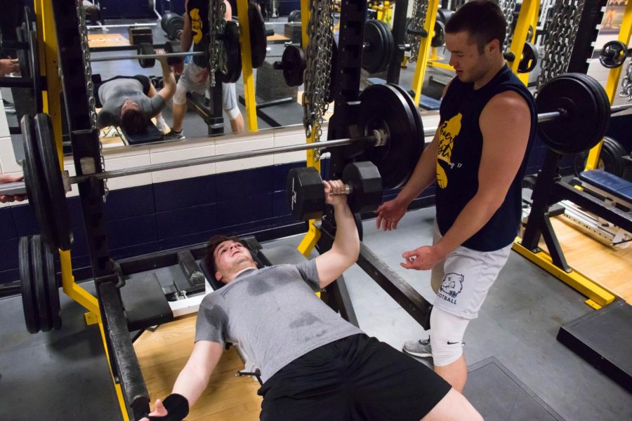 Football Team Bonds as Spring Practices Approach