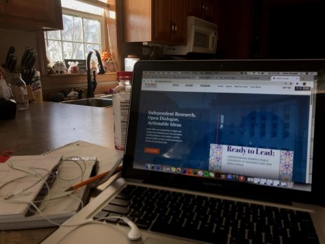 Kitchen Counter Telework Space