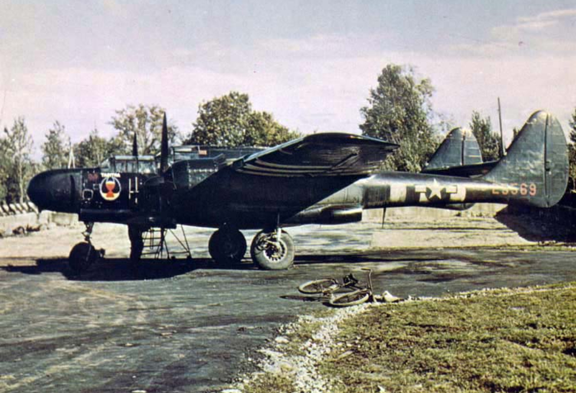 Bruce Heflin's P-16 Black Widow, called Tabitha.