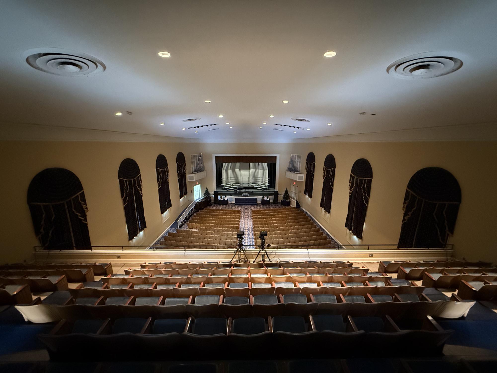 Old, ugly, and outdated: The Schaller Chapel sound system